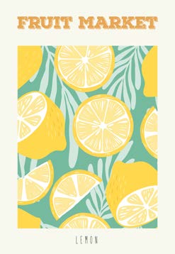 3AC7216 - Atelier Deco - Fruit Market: Lemon