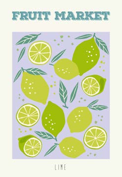 3AC7218 - Atelier Deco - Fruit Market: Lime