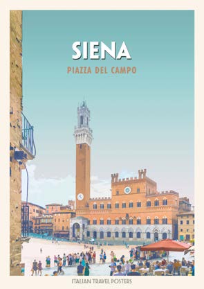 3AC7316 - Atelier Deco - Siena: Piazza del campo