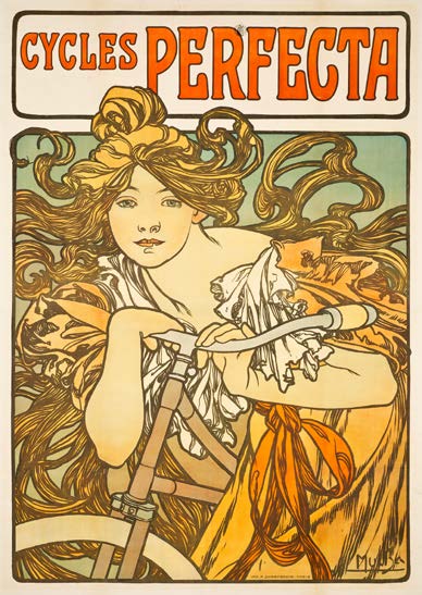 3AMU7361 - Alphonse Mucha - Cycles Perfecta