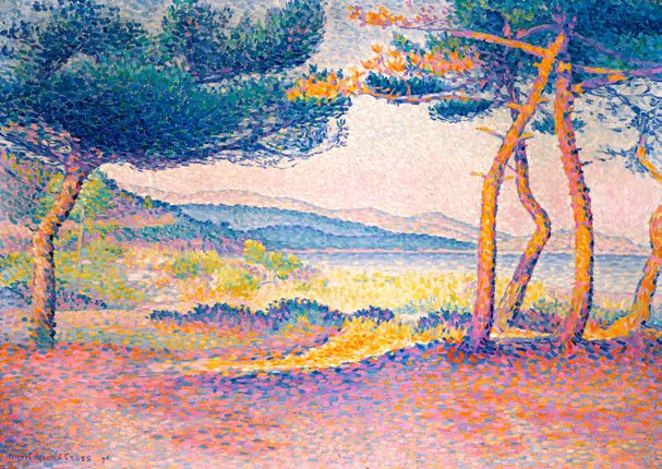 3HE7357 - Henri Edmond Cross - Pines Along the Shore,1896