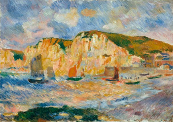 3PR7353 - Pierre-Auguste Renoir - Sea and Cliffs, 1885 ca.