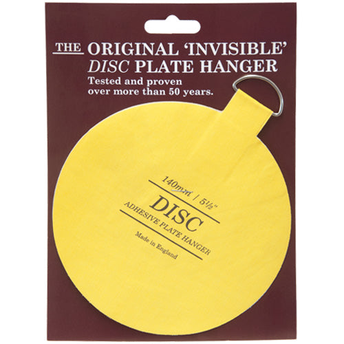 Two 2 Extra Large Plate Hangers Invisible Disc 5-1/2 for Plates up