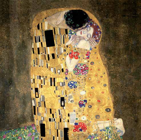 1GK3102 - Gustav Klimt - The Kiss (detail) - PictureFramingStudio