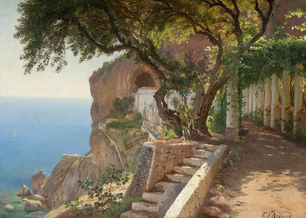 3AA3051 - Carl Frederic AagAard - Pergola in Amalfi